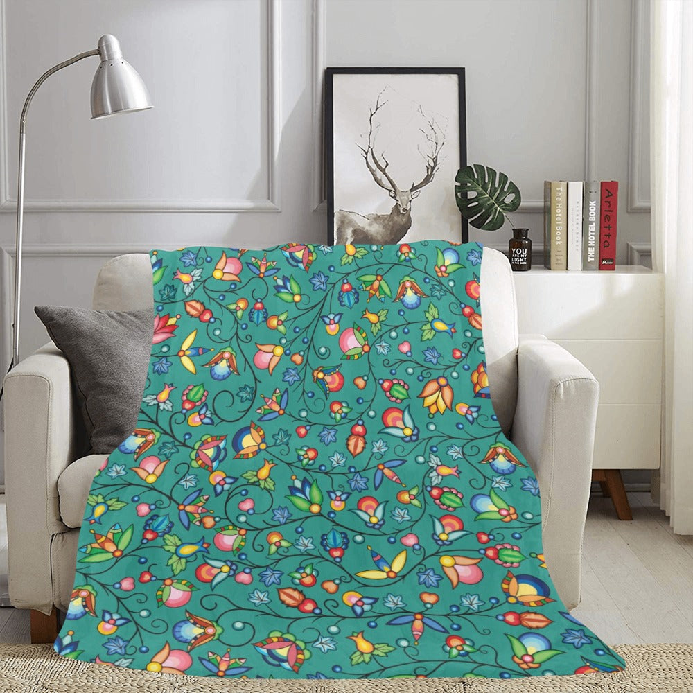 Prairie Plains Spirit Afternoon Sky X-Large Micro Fleece Blanket