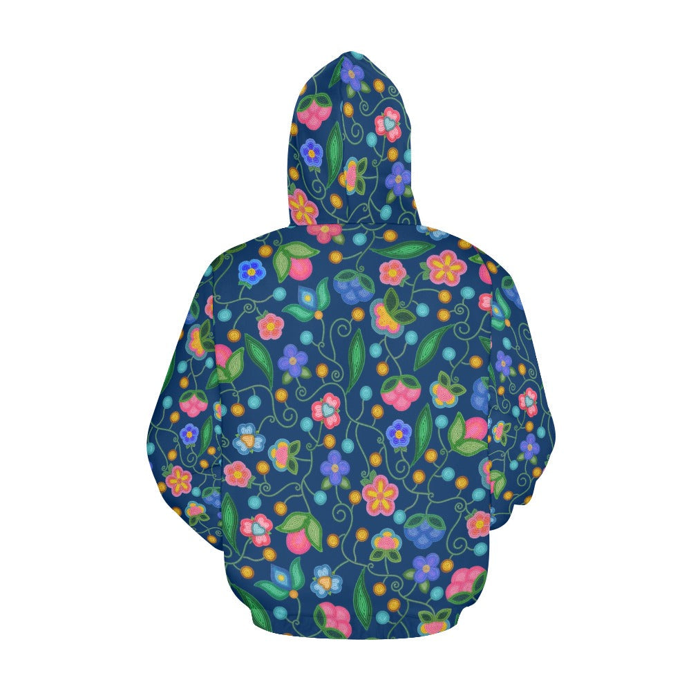 Skyberry Serenade Navy Hoodie for Women