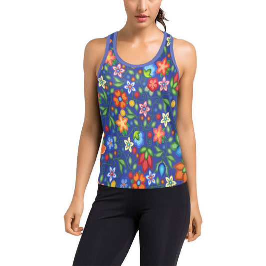 Morning Harmony Sapphire Racerback Tank Top