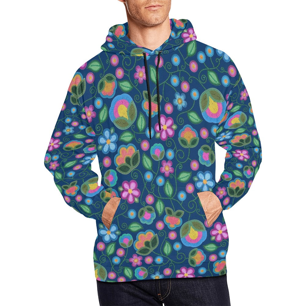 Turquoise Sunbeam Hoodie For Men