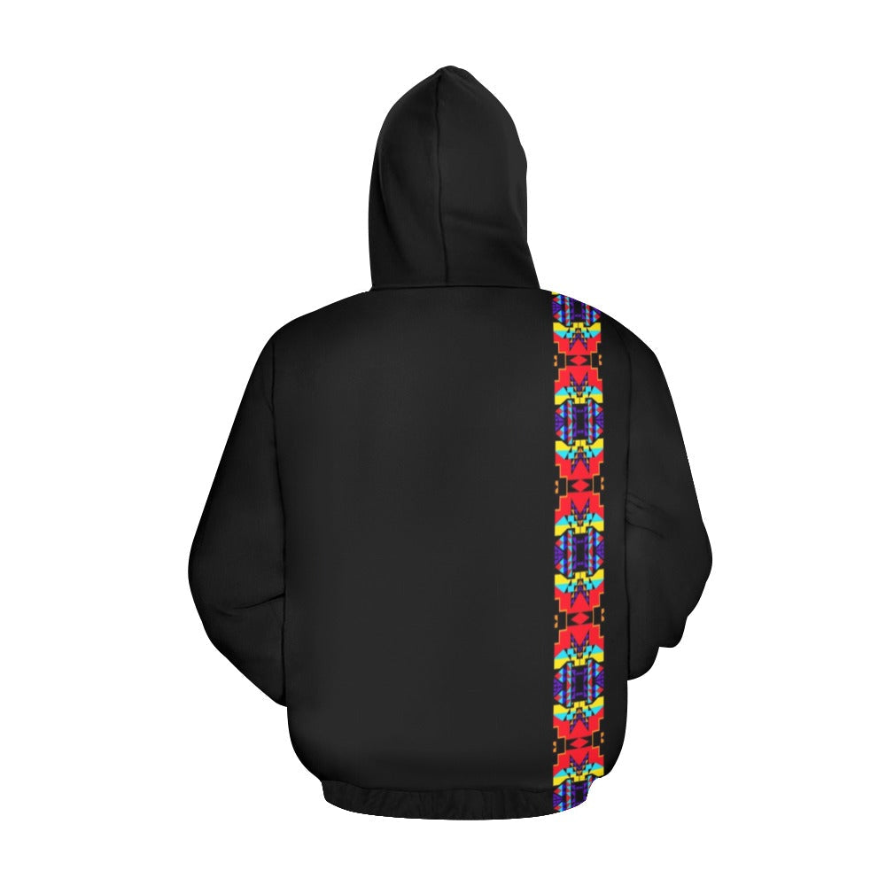 Blanket Strip Black III Hoodie for Men