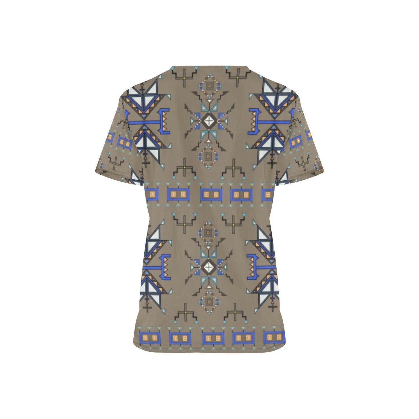 Eagle Strike Brown Scrub Top