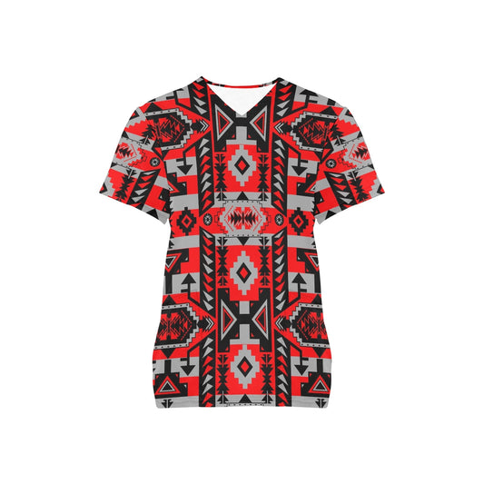 Chiefs Mountain Candy Sierra Scrub Top
