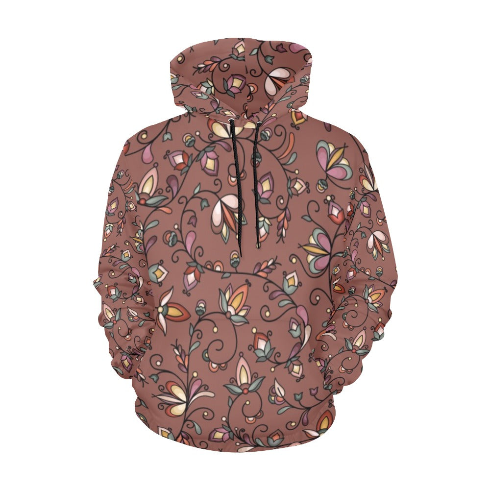 Burnt Sky Petals Hoodie for Women