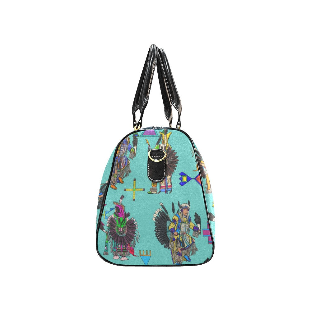 Men's Tradish Dancers Eggshell Blue Large Travel Bag