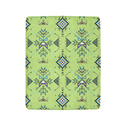 Bear Shield Green Ultra-Soft Micro Fleece Blanket 40"x50"