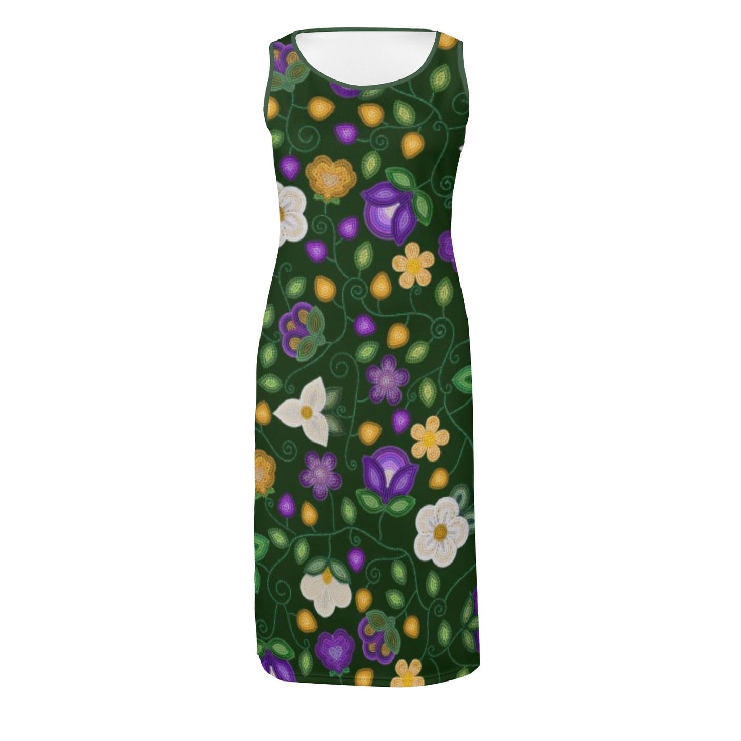 Midnight Moss Bloom Forest Phaedra Dress