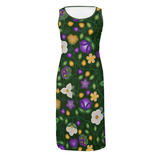 Midnight Moss Bloom Forest Phaedra Dress