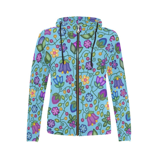 Bloom Uplift Sky Full Zip Hoodie for Women