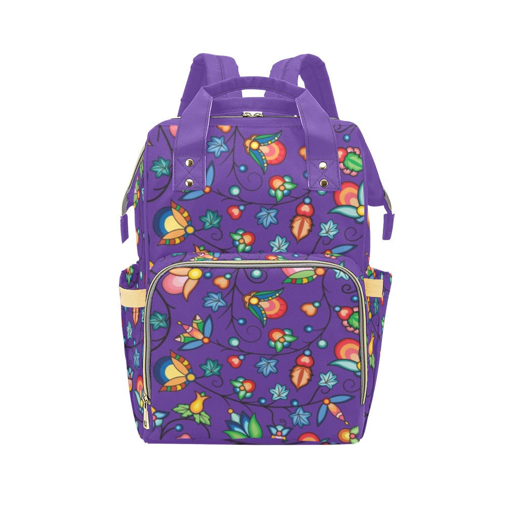 Prairie Plains Spirit Midnight Purple Multi-Function Diaper Backpack