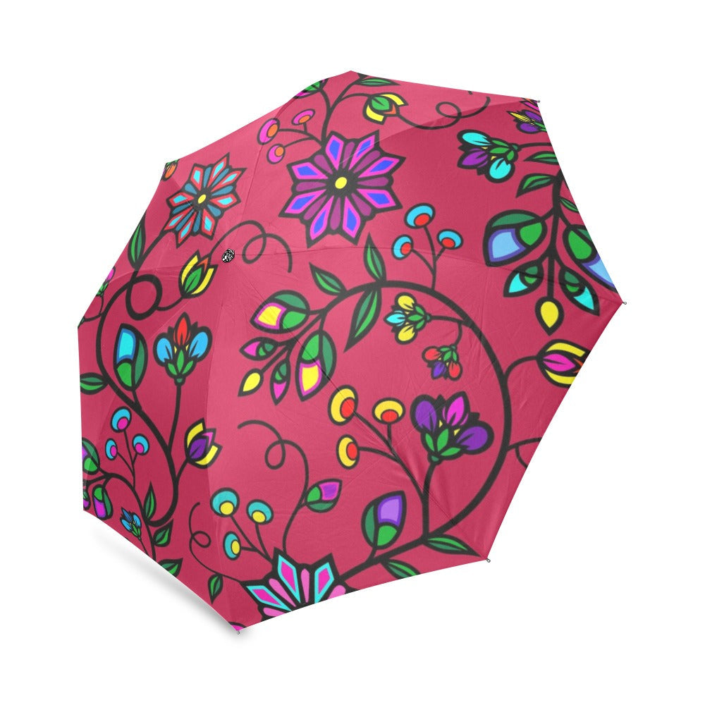Prairie Paintbrush Passion Berry Foldable Umbrella