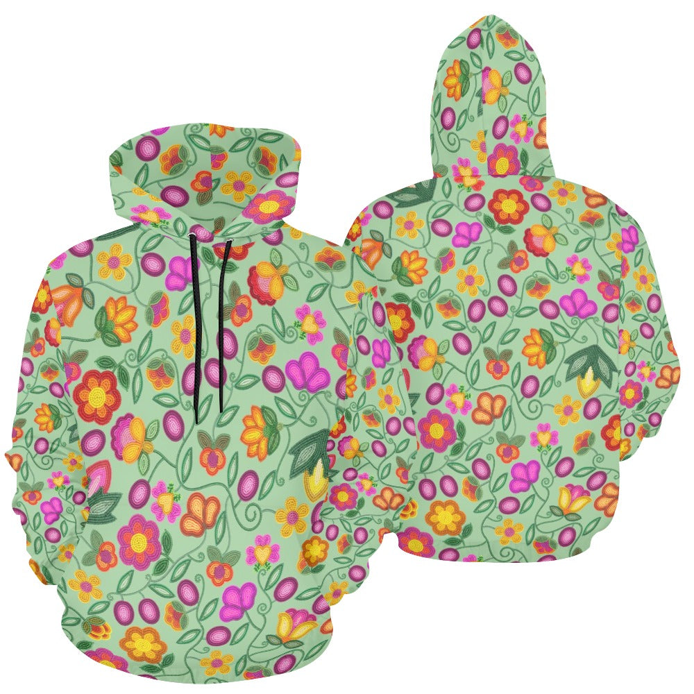 Boreal Bounty Green Hoodie for Women