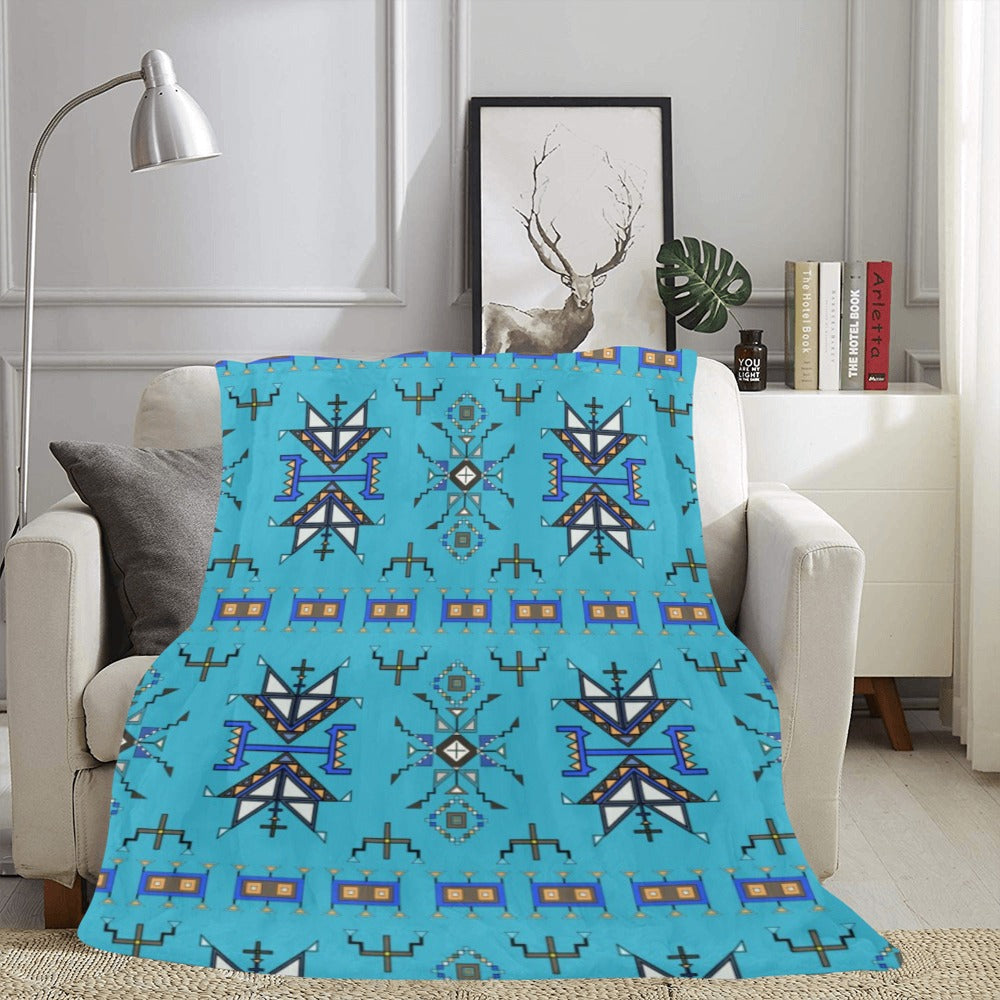 Eagle Strike Blue X-Large Micro Fleece Blanket