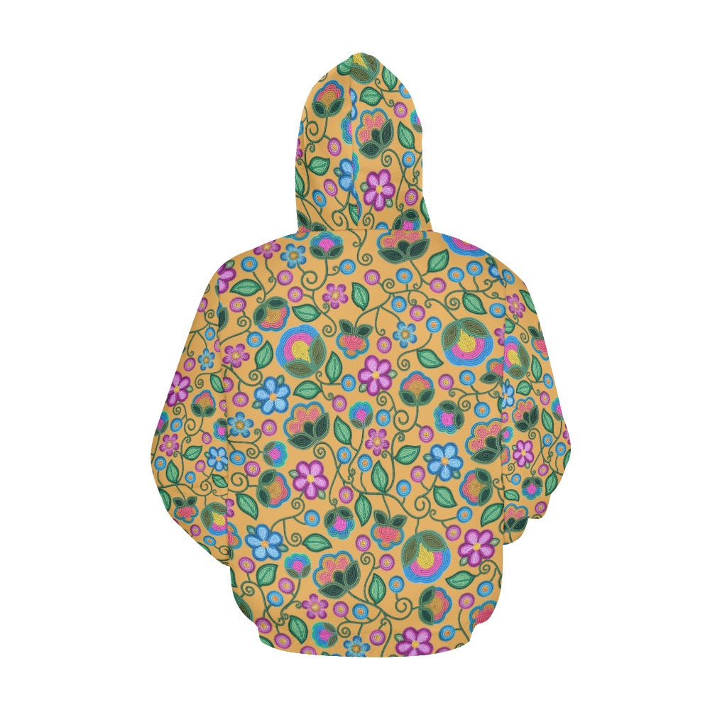 Turquoise Sunbeam Yellow Hoodie for Women