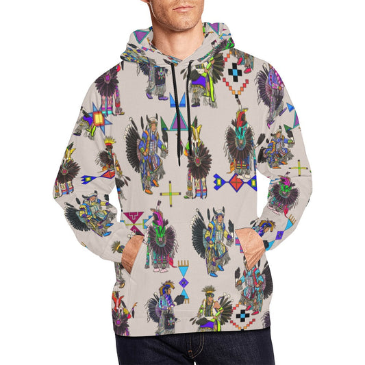 Men's Tradish Dancers Muslin White Hoodie for Men