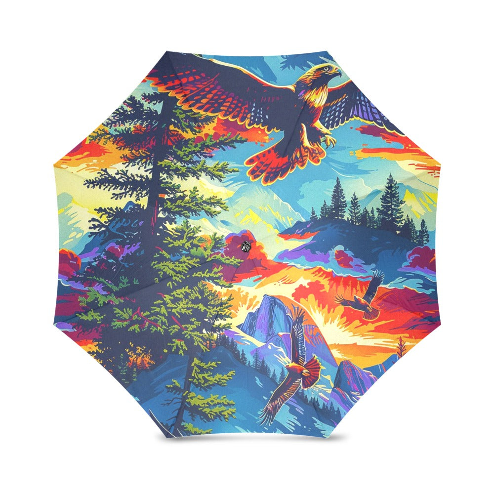 Hunting Hawks Foldable Umbrella