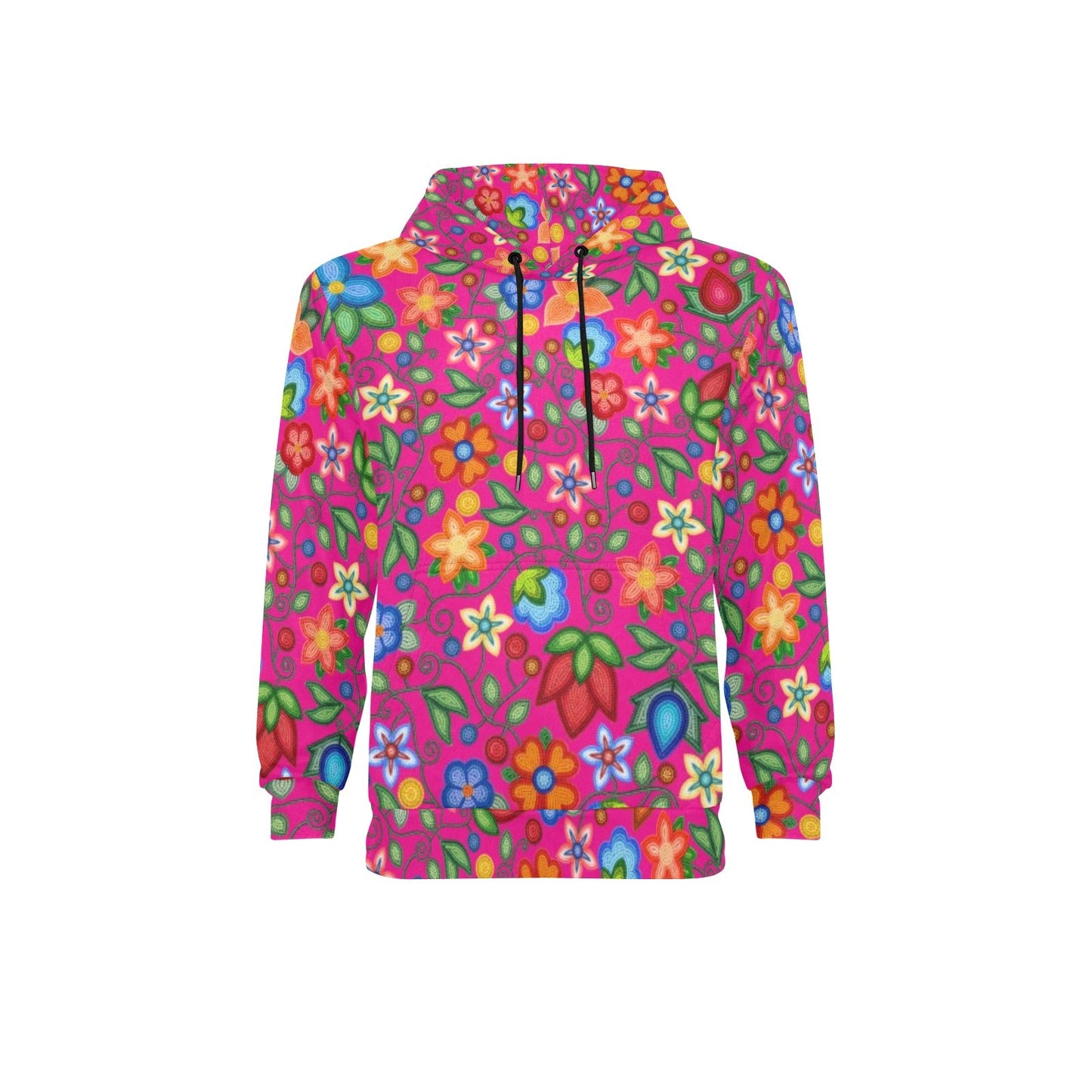 Morning Harmony Pink Fleece Hoodie