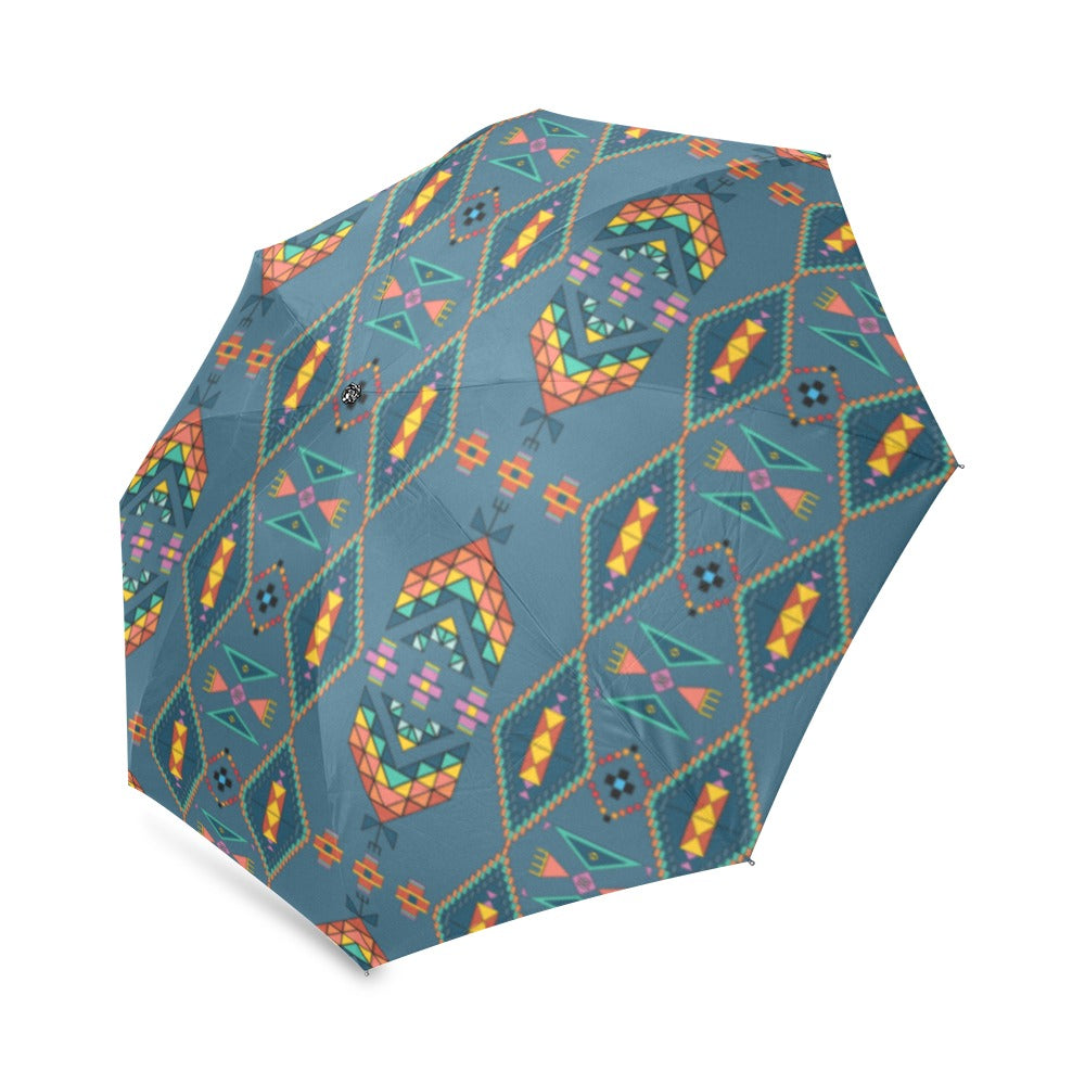 Travois Tipi Deep Lake Foldable Umbrella