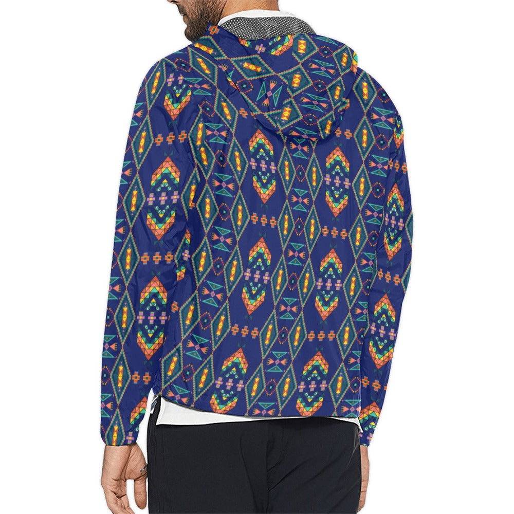 Travois Tipi Blue Men's Windbreaker