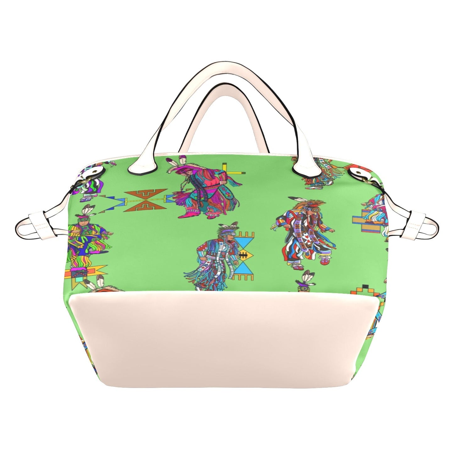 Men's Grass Dancers Grass Clover Canvas Tote Bag