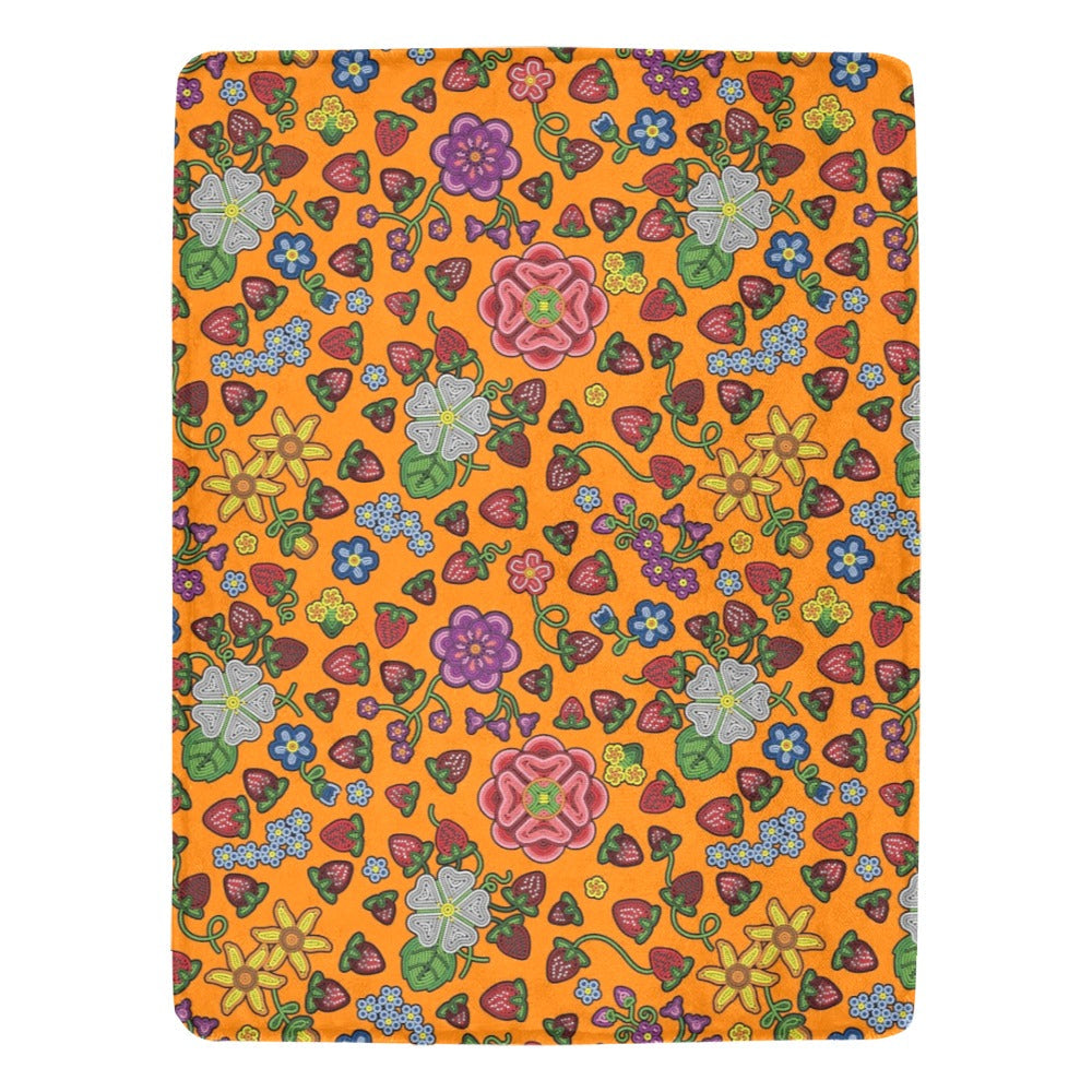 Berry Pop Carrot X-Large Micro Fleece Blanket