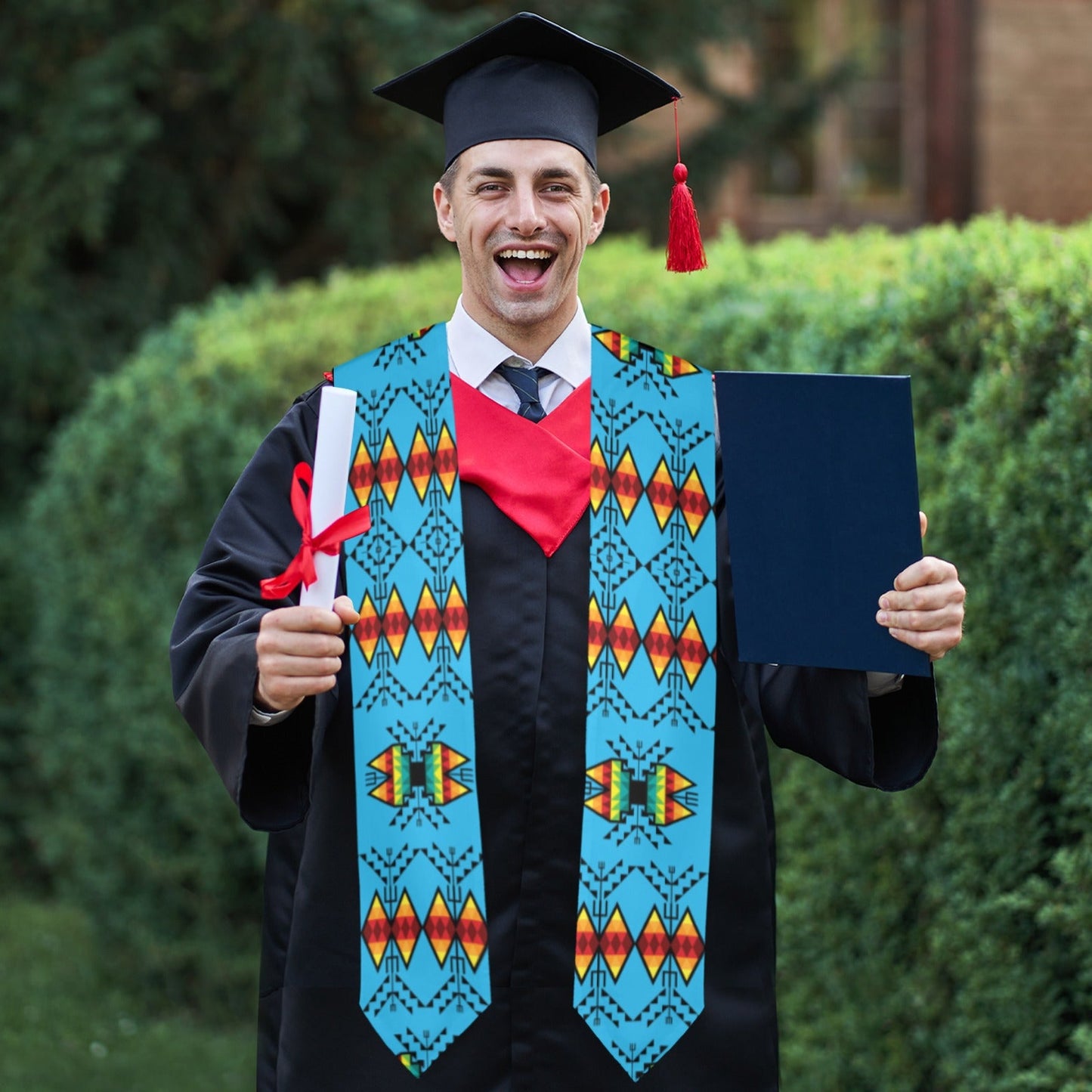 Sacred Trust Sky Graduation Stole