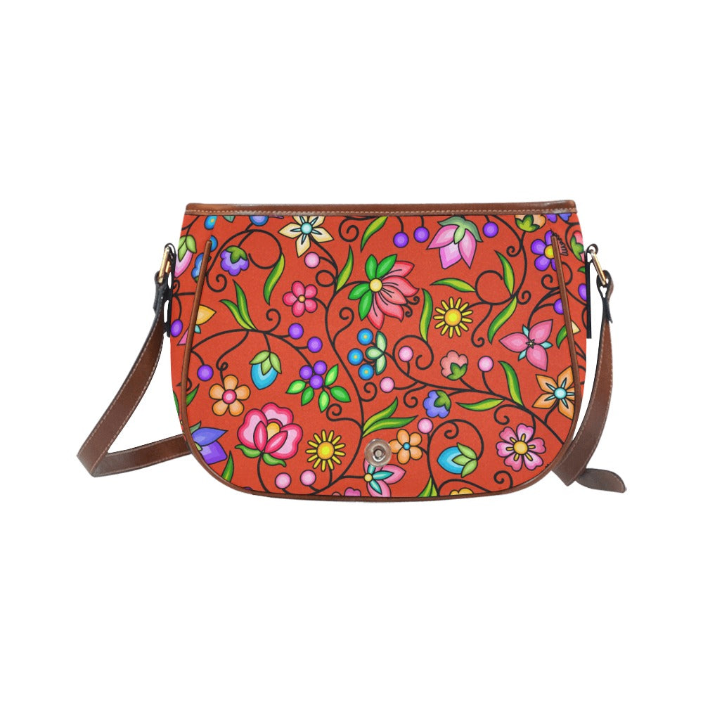 Grandmother Legacy Orange Saddle Bag/Large