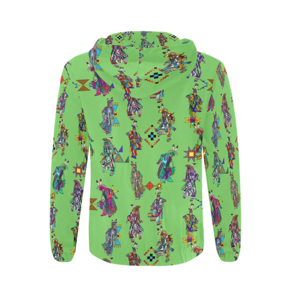 Men's Grass Dancers Grass Zip Hoodie