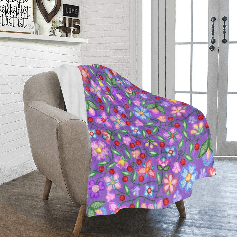 Petal Harmony Lavender Ultra-Soft Micro Fleece Blanket 40"x50"