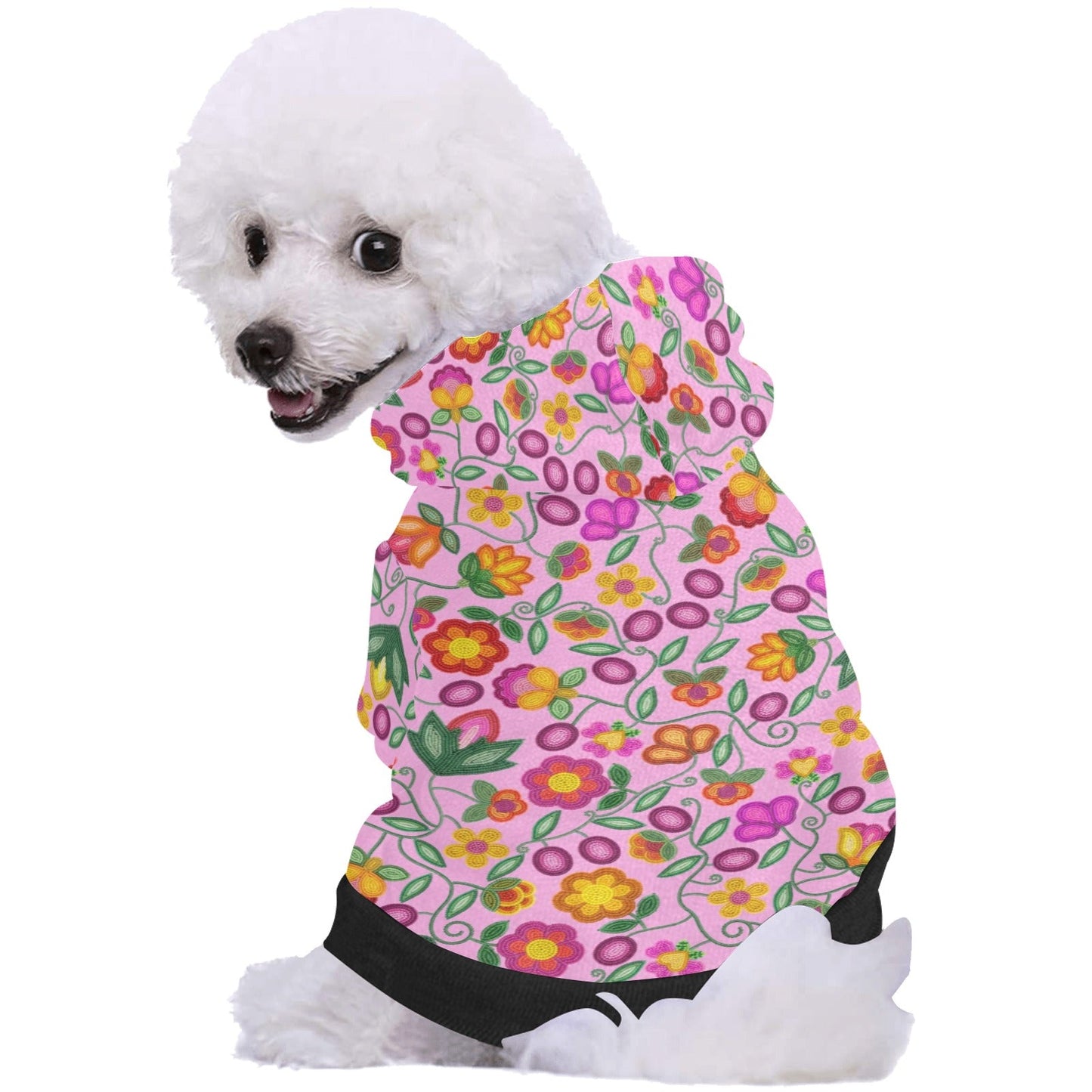 Boreal Bounty Pink Pet Hoodie