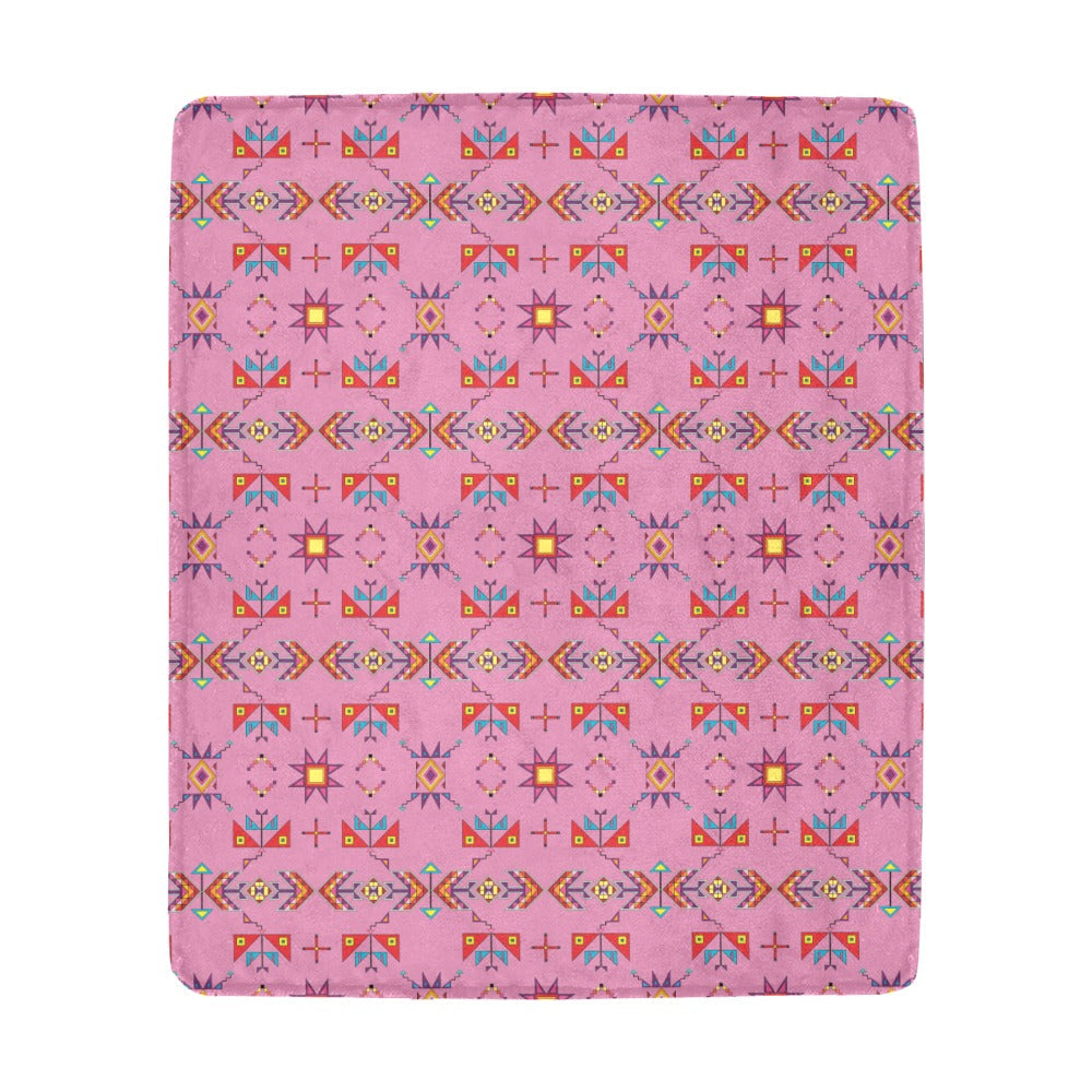 Scattered Generations Pink Ultra-Soft Micro Fleece Blanket 50"x60"