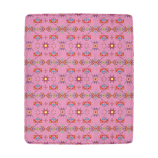 Scattered Generations Pink Ultra-Soft Micro Fleece Blanket 50"x60"