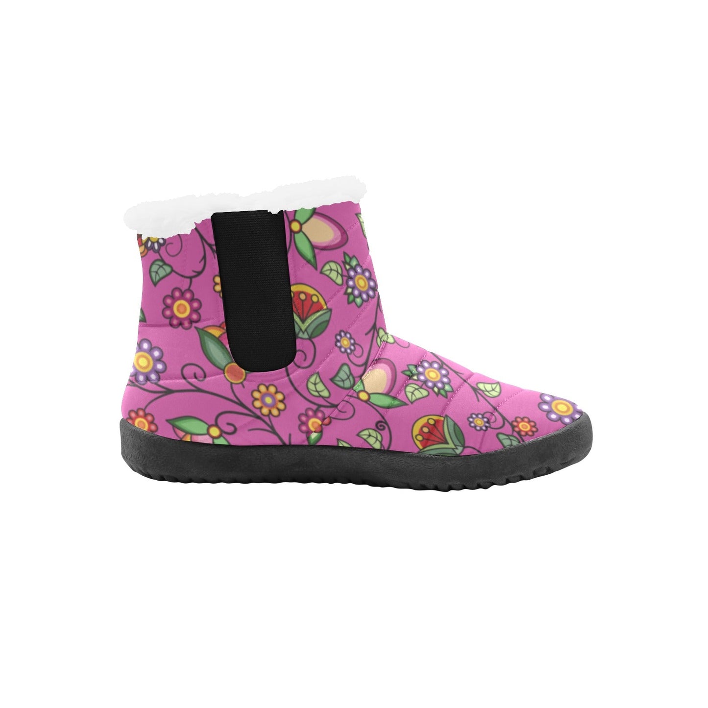 Heartbeat Petals Pink Women's Padded Winter Boot