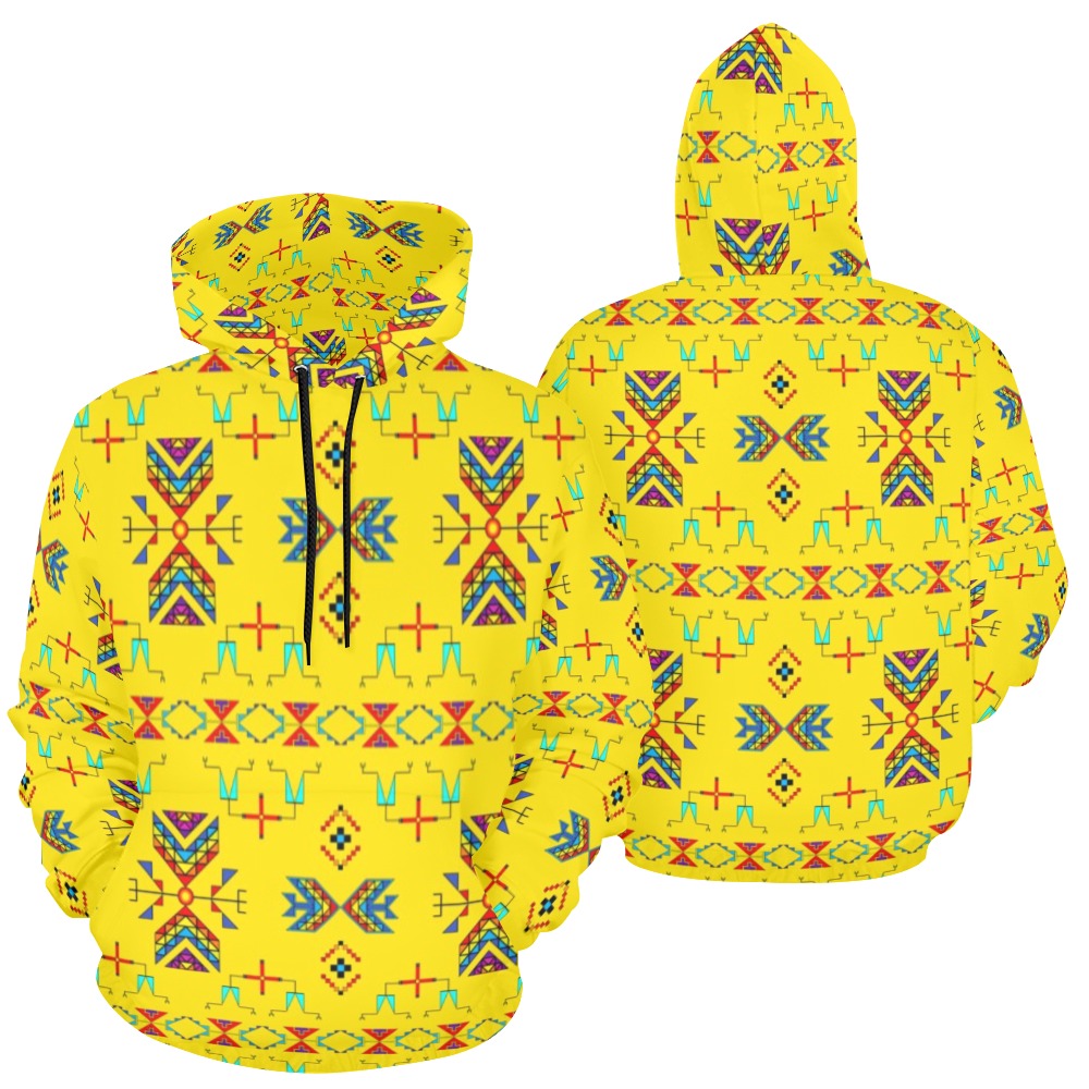 Rainy Chief Rainbow Yellow Hoodie for Men