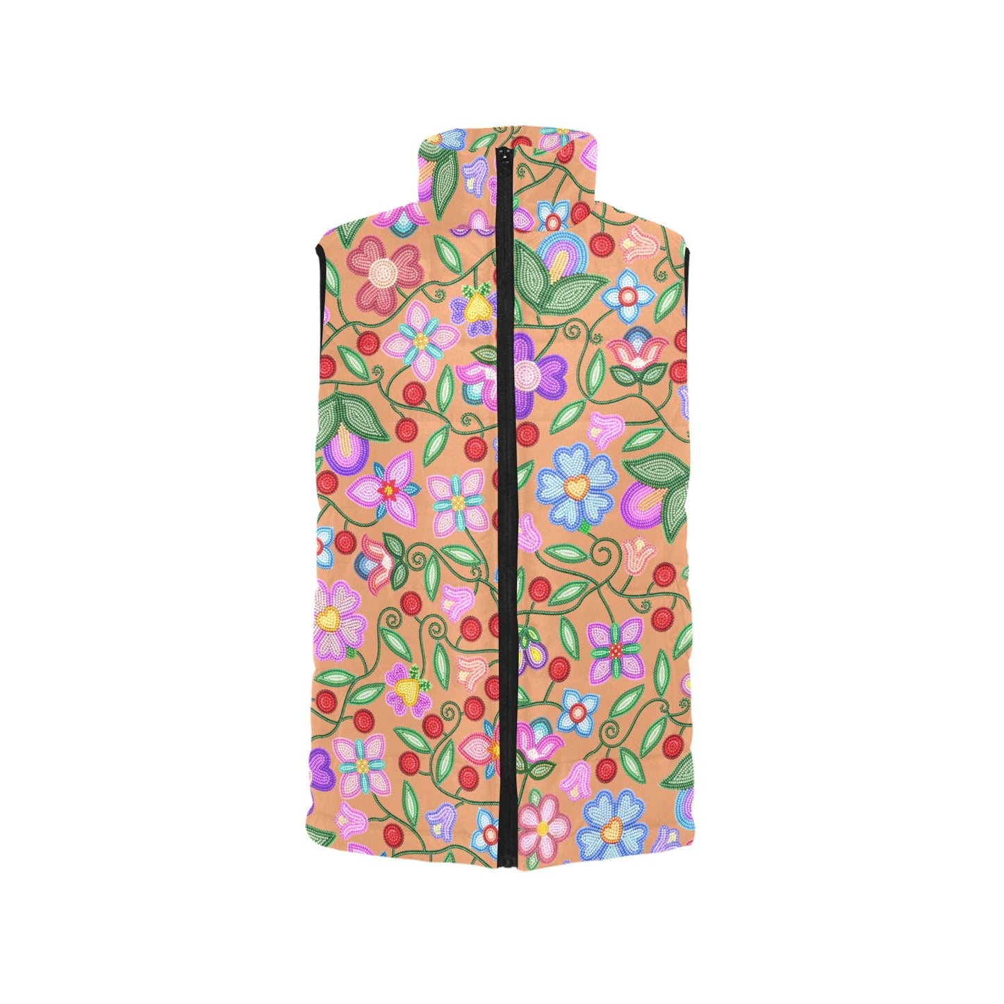 Petal Harmony Terracotta Padded Vest