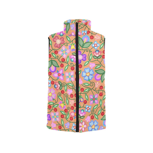 Petal Harmony Terracotta Padded Vest