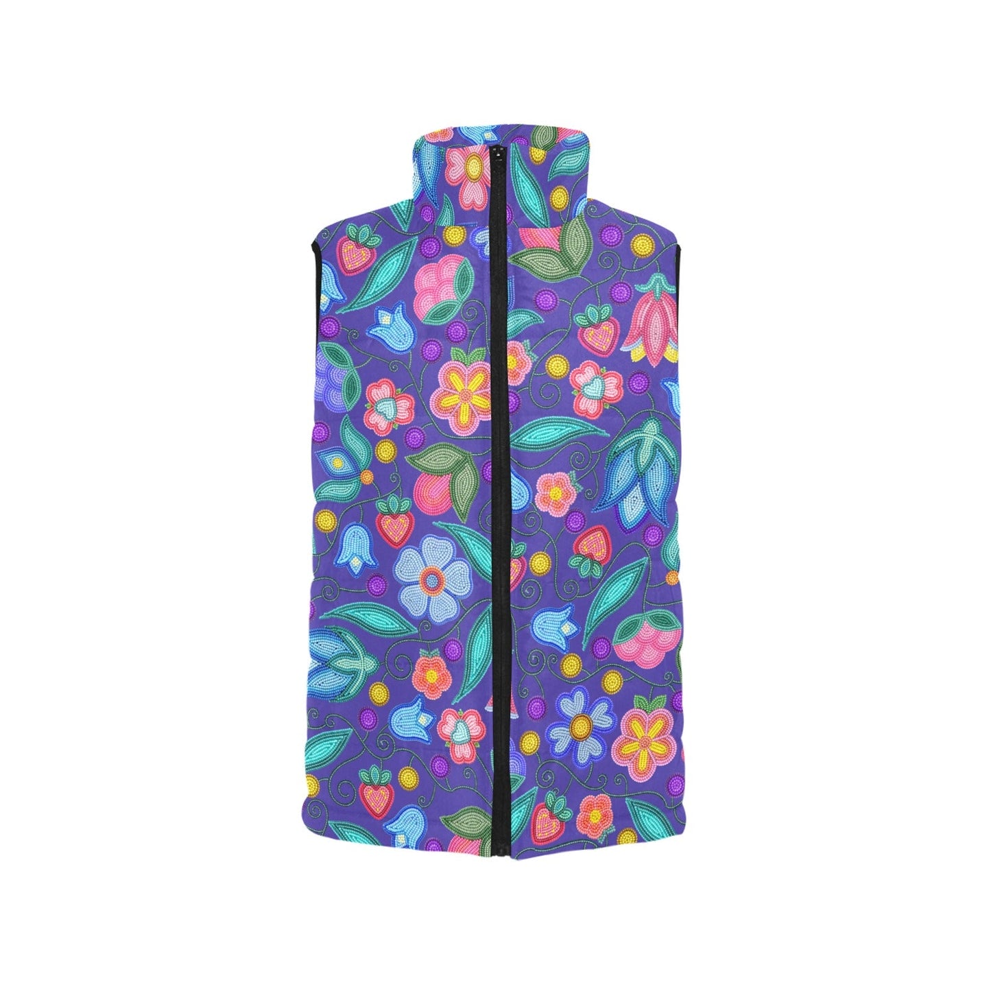 Sweet Offering Indigo Women's Padded Vest Jacket