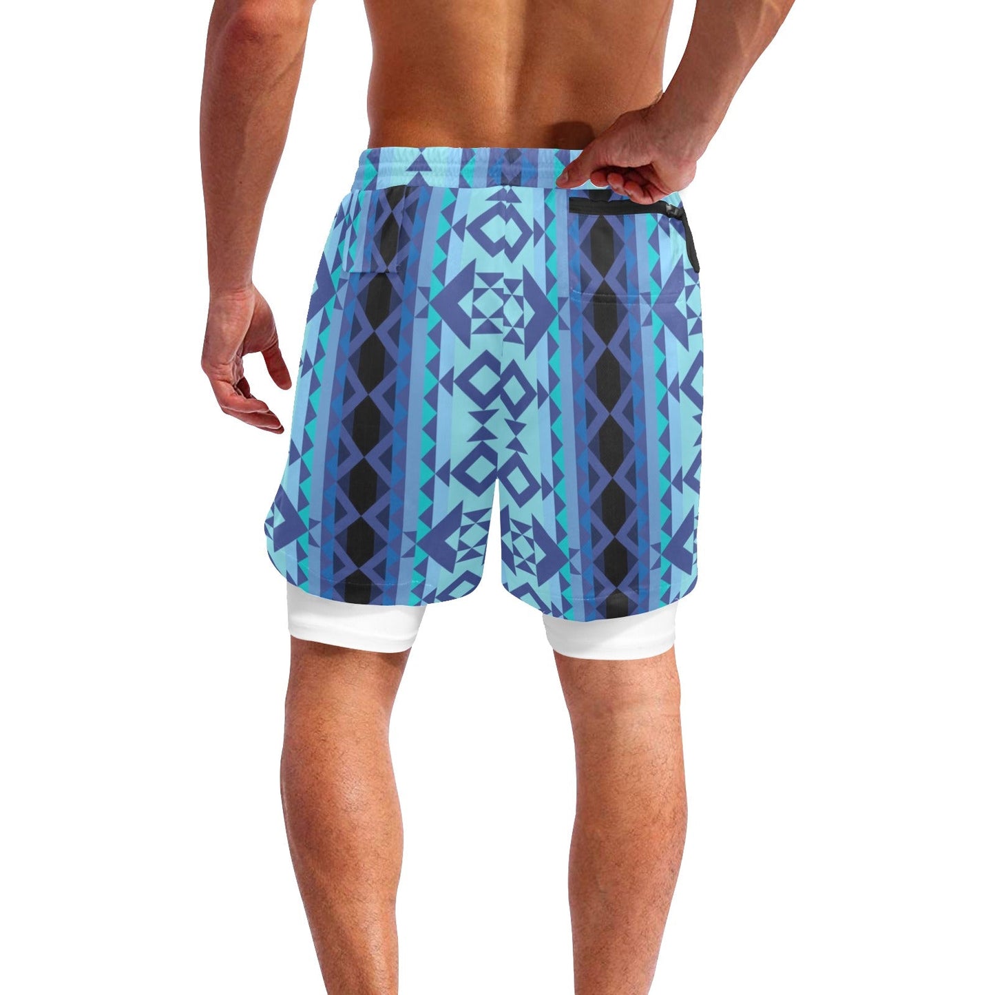 Tipi Men's Sports Shorts with Compression Liner