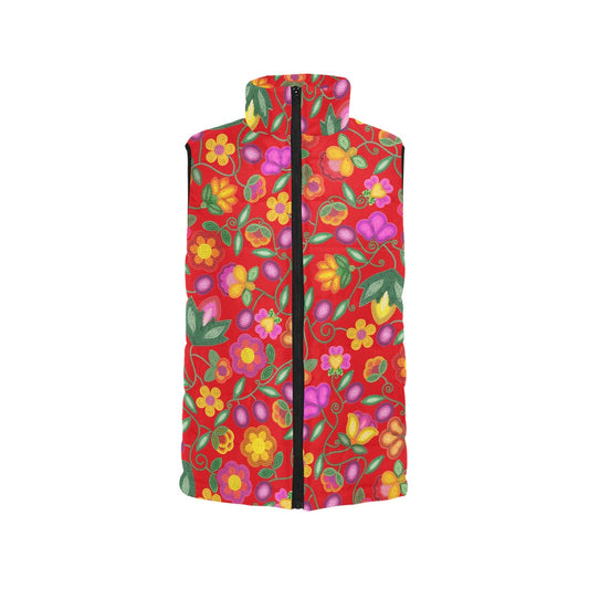Boreal Bounty Red Women's Padded Vest Jacket