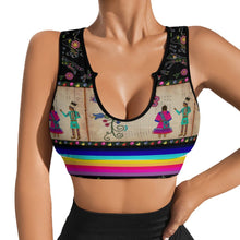 Load image into Gallery viewer, Floral Ledger Sweethearts Yoga Top
