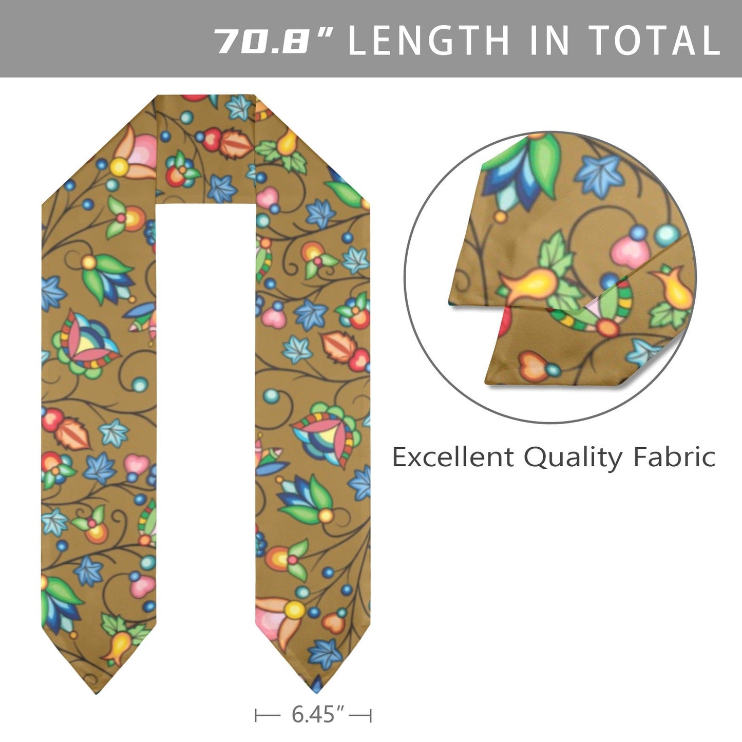 Prairie Plains Spirit Fall Leaves Graduation Stole