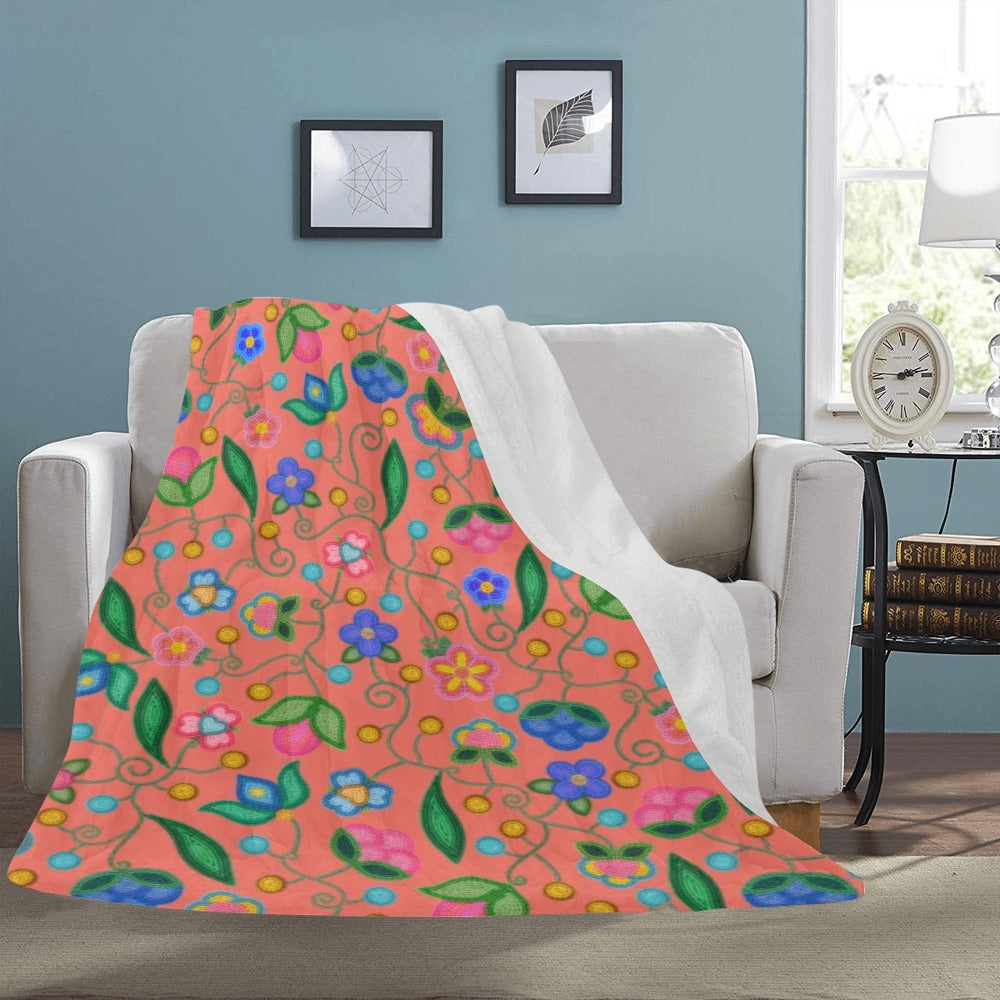 Skyberry Serenade Peach X-Large Micro Fleece Blanket