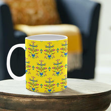 Load image into Gallery viewer, Dakota Damask Yellow Mug
