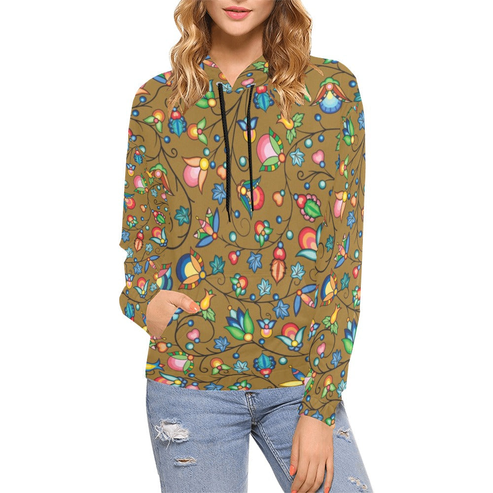 Prairie Plains Spirit Fall Leaves Hoodie for Women