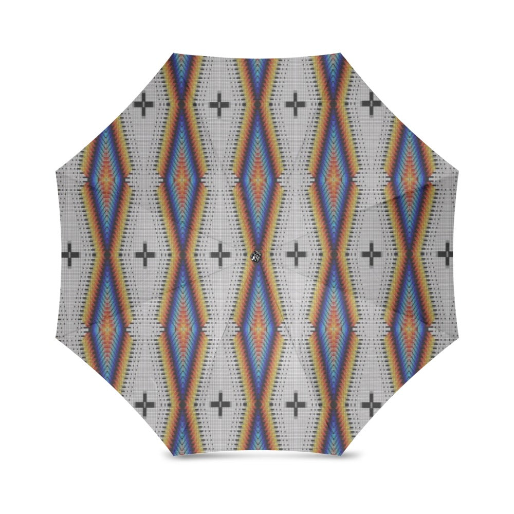 Diamond in the Bluff White Foldable Umbrella