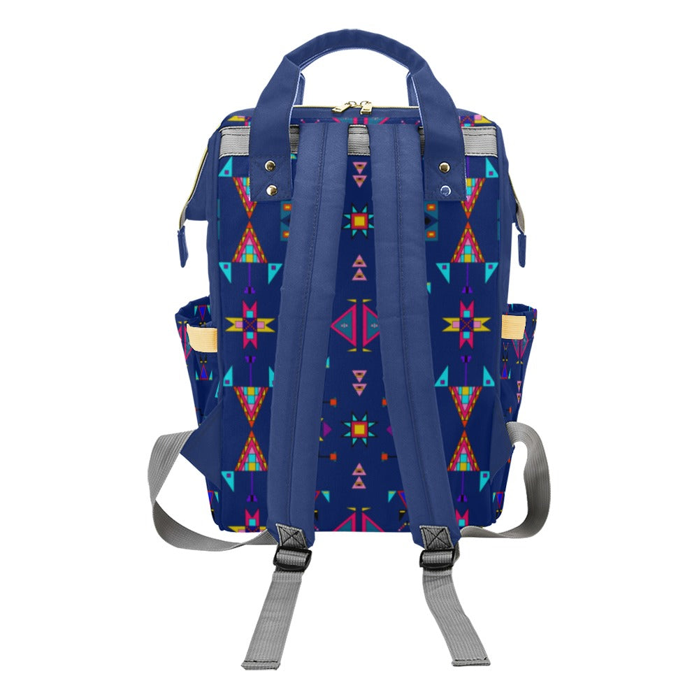 Enemy Territory Dark Navy Multi-Function Diaper Backpack