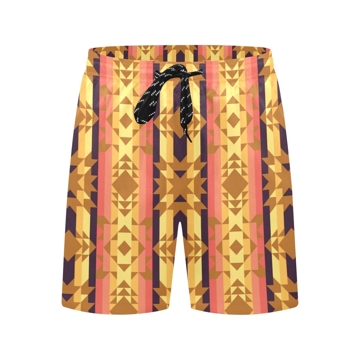 Infinite Sunset Men's Mid-Length Beach Shorts