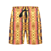 Load image into Gallery viewer, Infinite Sunset Men&#39;s Mid-Length Beach Shorts
