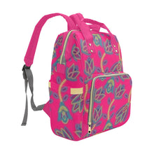 Load image into Gallery viewer, Beaded Lemonade Multi-Function Diaper Backpack/Diaper Bag
