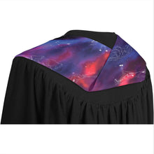 Load image into Gallery viewer, Animal Ancestors 3 Blue Pink Swirl Graduation Stole
